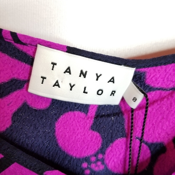Tanya Taylor Chiara Floral Textured Silk Top NWT - Picture 7 of 9